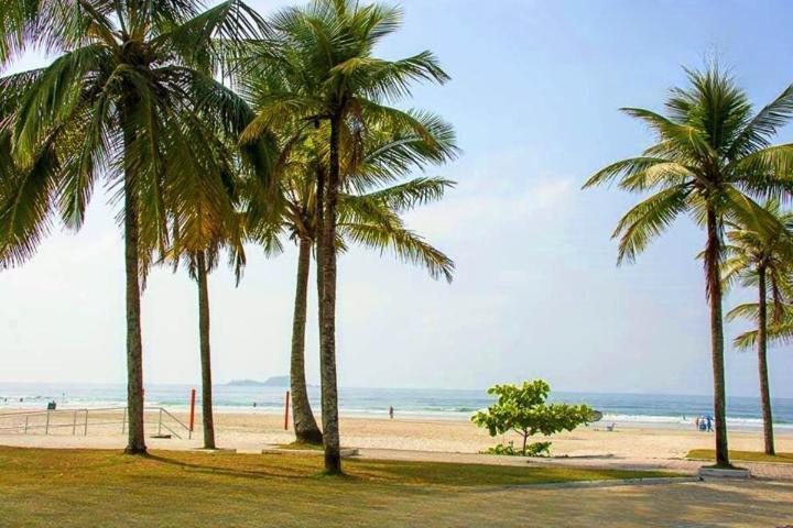 Sol E Mar - Wifi E Garagem- Enseada - Guaruja Apartman Kültér fotó